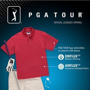 ✨PGA green tour golf polo